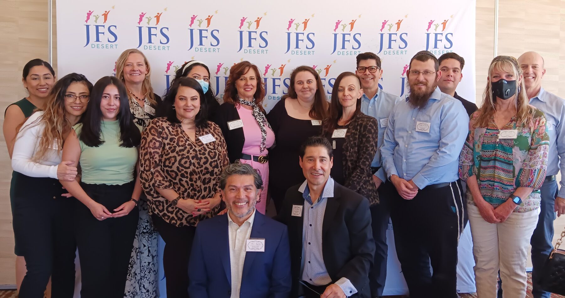 JFS staff gathered for annual photo